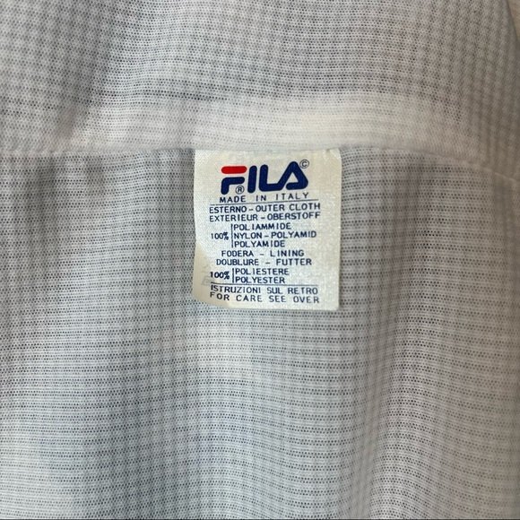 Rare Vintage 80s Fila Zip Up Windbreaker Abstract Print S - Picture 12 of 14